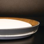 Immagine di PLAFONIERA NIFU LED -  430*66 mm - 17.80W - 4000K - IP20 - BIANCO / MARRONE 