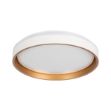Immagine di PLAFONIERA LED SOLN LED 17,5W - 4000K - 120° - IP20 - DIAM. 380  - IP20 - 120° - BIANCO / ORO