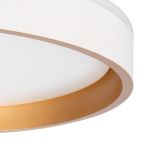 Immagine di PLAFONIERA LED SOLN LED 17,5W - 4000K - 120° - IP20 - DIAM. 380  - IP20 - 120° - BIANCO / ORO