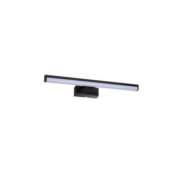 Immagine di LAMPADA A MURO DA ILLUMINAZIONE LED ASTEN - IP44 - NW - VARIE POTENZE E MISURE - NERO