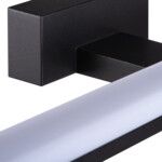 Immagine di LAMPADA A MURO DA ILLUMINAZIONE LED ASTEN - IP44 - NW - VARIE POTENZE E MISURE - NERO