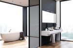 Immagine di LAMPADA A MURO DA ILLUMINAZIONE LED ASTEN - IP44 - NW - VARIE POTENZE E MISURE - NERO