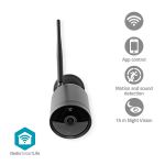 Immagine di TELECAMERA ESTENA SMART FISSA - Wi-Fi | Full HD 1080p | IP65 | Archiviazione cloud (opzionale) / microSD (non inclusa) | 12 V CC | Con sensore di movimento | Visione notturna | Nero