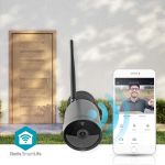 Immagine di TELECAMERA ESTENA SMART FISSA - Wi-Fi | Full HD 1080p | IP65 | Archiviazione cloud (opzionale) / microSD (non inclusa) | 12 V CC | Con sensore di movimento | Visione notturna | Nero