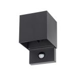 Immagine di LAMPADA DA PARETE PER ESTERNO CON SENSORE - FASCIO DI LUCE BIDIREZIONALE REGOLABILE  - 7W - 4000K - IP54 - SQUADRATA  - KNREKA