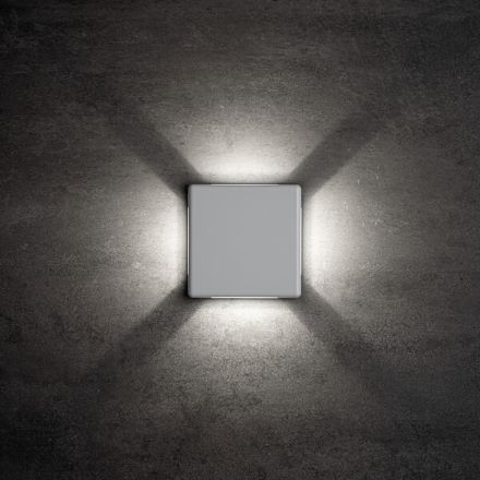 Immagine di LAMPADA DA PARETE CON QUATTRO FASCI LA LUCE - IP54 - 6W - 4000K - BIANCO - KNREFAZI