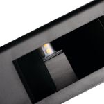 Immagine di LAMPADA DA PARETE CON QUATTRO FASCI LA LUCE - IP54 - 6W - 4000K - NERO - KNREFAZI