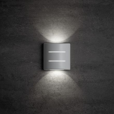 Immagine di LAMPADA DA PARETE FASCIO DI LUCE BIDIREZIONALE  - IP54 - 6W - 4000K - BIANCO - KNREFAZI 