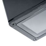Immagine di PROIETTORE SOFFITTO CON LAMPADA INTERGAMBIABILE - GU10 - IP44 - ANTRACITE - KNGORI