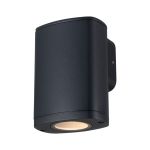 Immagine di LAMPADA DA PARETE CON FASCIO DI LUCE MONODIREZIONALE  - 1XGU10 - IP54 - KNZEVI - NERO 