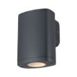 Immagine di LAMPADA DA PARETE CON FASCIO DI LUCE MONODIREZIONALE  - 1XGU10 - IP54 - KNZEVI - GRIGIO SCURO