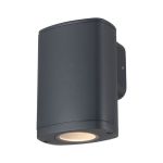 Immagine di LAMPADA DA PARETE CON FASCIO DI LUCE MONODIREZIONALE  - 1XGU10 - IP54 - KNZEVI - GRIGIO SCURO