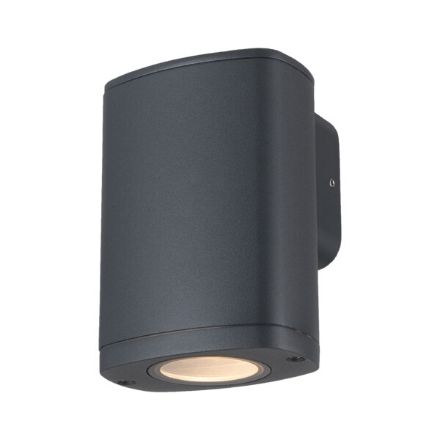 Immagine di LAMPADA DA PARETE CON FASCIO DI LUCE MONODIREZIONALE  - 1XGU10 - IP54 - KNZEVI - GRIGIO SCURO