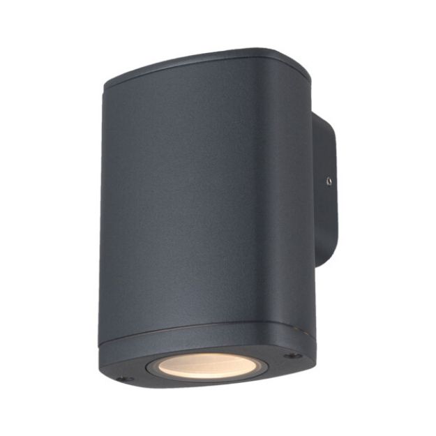 Immagine di LAMPADA DA PARETE CON FASCIO DI LUCE MONODIREZIONALE  - 1XGU10 - IP54 - KNZEVI - GRIGIO SCURO