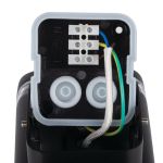 Immagine di LAMPADA DA PARETE CON FASCIO DI LUCE MONODIEZIONALE - CON VETRO -   1XGU10 - IP54 - KNZEVI - NERO