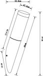 Immagine di LAMPADA PARETE DA ESTERNO INCLINATA ACCIAIO CON LAMPADINA INTERCAMBIABILE - E27 - IP44 - ACCIAIO