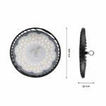 Immagine di ILLUMINTORE PLATEO SUN 4 - 205W - NW 230V - 70° -  IP65 - Ik06 - 303X90mm - Black