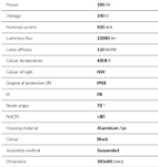 Immagine di ILLUMINTORE PLATEO SUN 4 - 205W - NW 230V - 70° -  IP65 - Ik06 - 303X90mm - Black