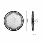 Immagine di ILLUMINTORE PLATEO SUN 4 - 105W - NW 230V - 70° -  IP65 - Ik06 - 218X80MM - Black