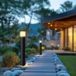 Immagine di COLONNA DA GIARDINO - STELLA ROUND  - GU10 6W CCT 230V 270° - IP44 Ik08 - 175X722mm - Black Round