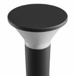 Immagine di COLONNA DA GIARDINO - STELLA ROUND A CONO - GU10 6W CCT 230V 270° - IP44 Ik08 - 210X765MM - BLACK ROUND