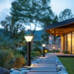 Immagine di COLONNA DA GIARDINO - STELLA ROUND A CONO - GU10 6W CCT 230V 270° - IP44 Ik08 - 210X765MM - GREY ROUND