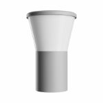 Immagine di ILLUMINAZIONE A MURO  - STELLA ROUND A CONO - GU10 6W CCT 230V 270° - IP44 Ik08 - 155X160X230MM - GREY 