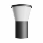 Immagine di ILLUMINAZIONE A MURO  - STELLA ROUND A CONO - GU10 6W CCT 230V 270° - IP44 Ik08 - 155X160X230MM - BLACK