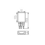 Immagine di Connettore per nastri led CON P 10 CCT/D - PEZZI 10  