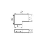 Immagine di Connettore per nastri led CON P 5 L - PEZZI 10 