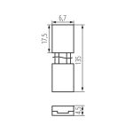 Immagine di Connettore per nastri led CON P 5 R/B - PEZZI 10