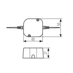 Immagine di Alimentatore CV TRETO IP67  - 12V E 24 V  - 40W