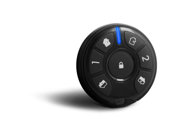 Immagine di ELISEOMULTI2K Telecomando bidirezionale NG‑TRX multi‑impianto rotondo con pulsante di sblocco