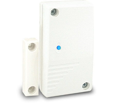 Immagine di LUPUSC-Q Trasmettitore perimetrale wireless Q‑TX compatto a 2 ingressi per contatto esterno e tapparella - QHUBO