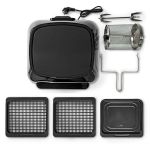 Immagine di Friggitrice ad aria calda Timer: 60 min | Numero di programmi preimpostati: 9 | Digitale | 12 L - Nero