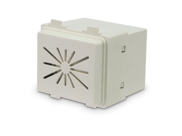 Immagine di  EL503 di colore bianco Sirena da interno da incasso bianca 91dB 