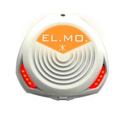 Immagine di SA5000 Sirena autoalimentata da esterno, interfaccia RS‑485 ULTRABUS. 2 trombe. Logo EL.MO. retroilluminato, lampeggiatore LED arancione e LED stato impianto RGB personalizzabili.