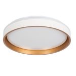 Immagine di Plafoniera led SOLN LED CCT - bianco / oro - IP20 - MAX 25W - 75*380 MM - CON TELECOMANDO