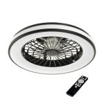 Immagine di Plafoniera LED con ventilatore PLAVE CCT - MAX 48W - 150*485 MM CON TELECOMANDO