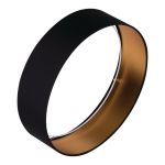 Immagine di Plafoniera led RIFA LED - 17,5W -  NERO/ORO - IP20 - 116*400 MM