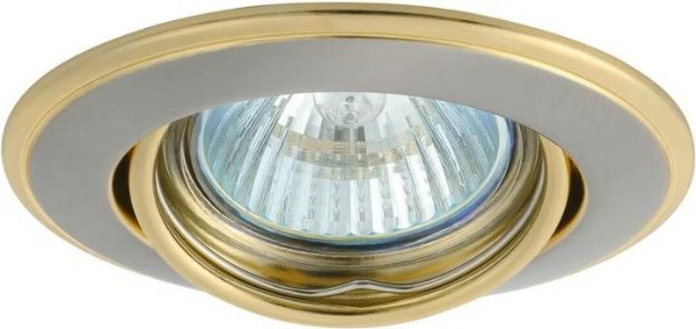 Immagine di FARETTO A INCASSO HORN CTC-3115-SN/G - IP20  FORO 73 MM 