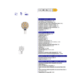 Immagine di LAMPADINA LED 12 G4 - 120° - 1,2W - DIM 20*31 -  WW