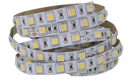 Immagine di Striscia led SMD 5050  14,4W/m 24V - 5 MT -  IP65 -  4000K